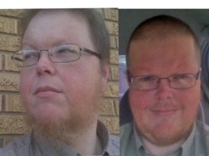 Dave sent me two photos of himself for me to use as my model.